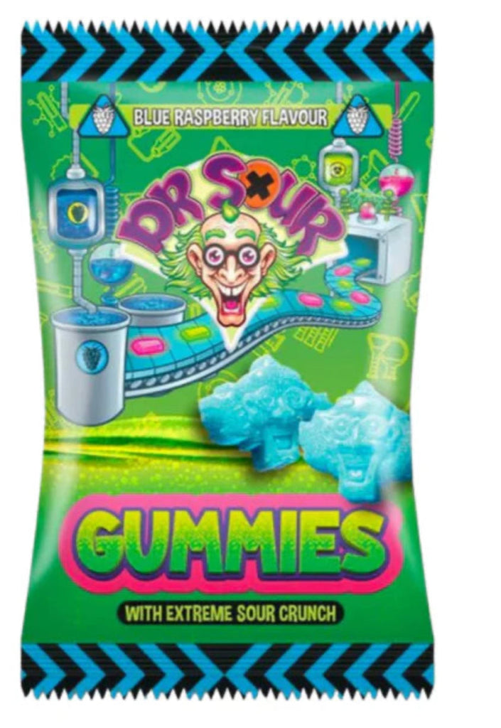 DR SOUR Blue Raspberry Gummies – pawpawsnacks