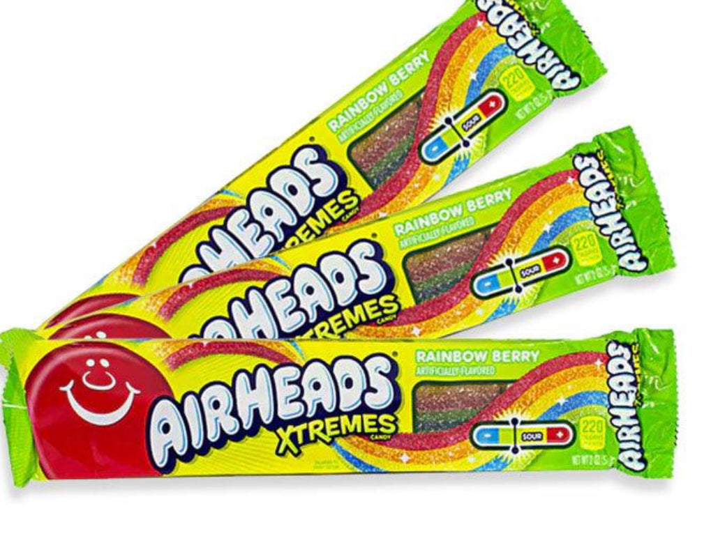 AIRHEADS Xtremes Sour Belts Rainbow Berry