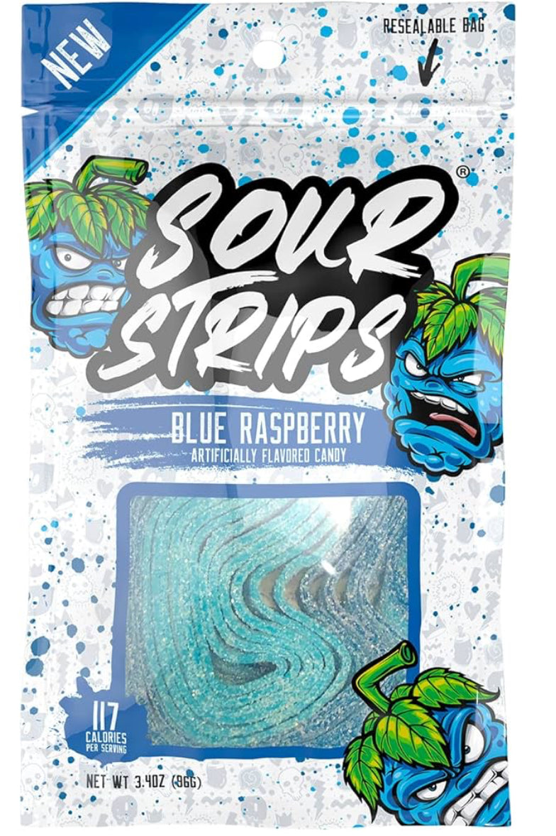 SOUR STRIPS Blue Raspberry