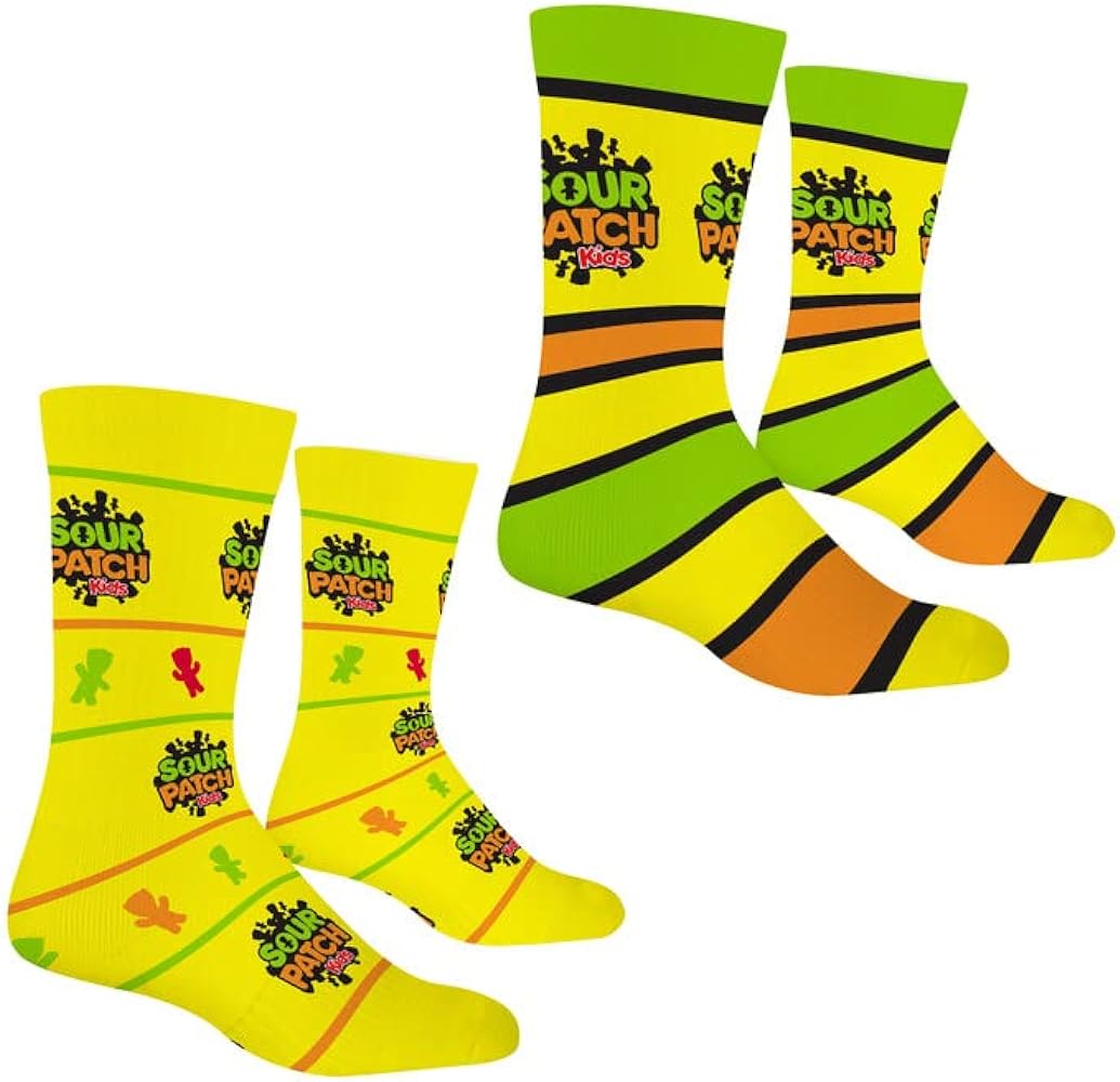 Sour patch kids socks