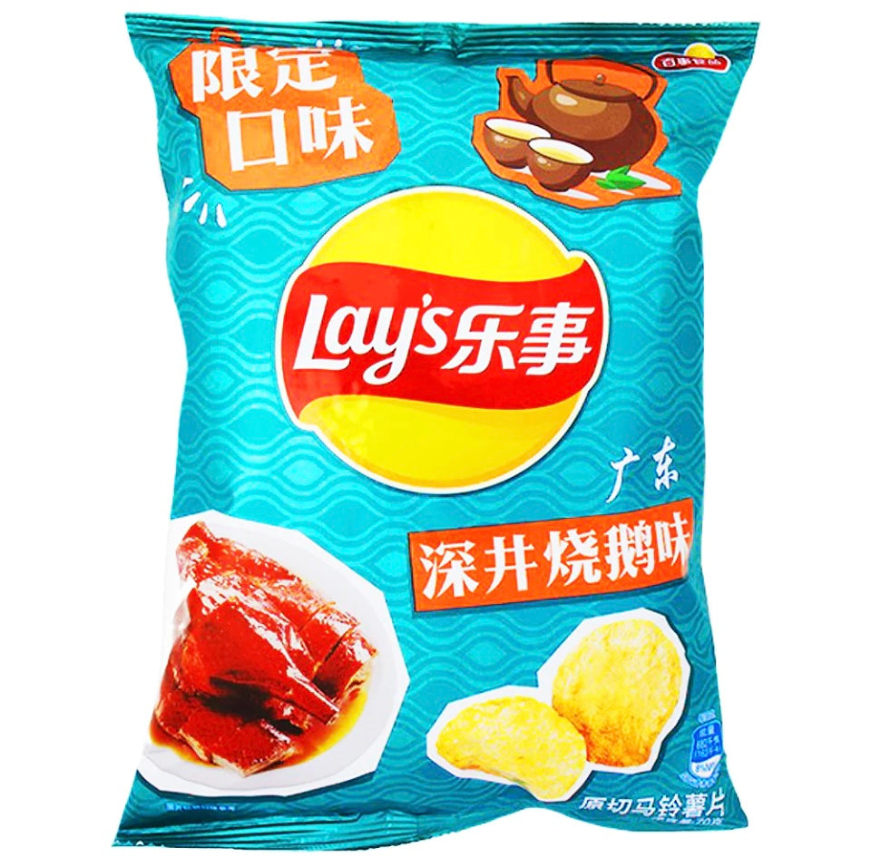 Chips lays chinois oie roti