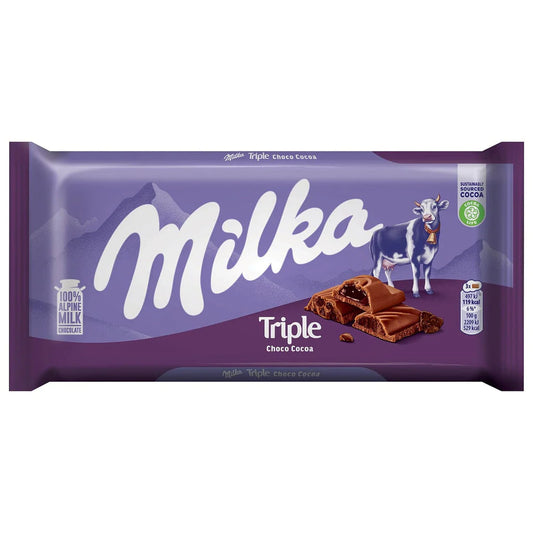 Milka triple choco cocoa
