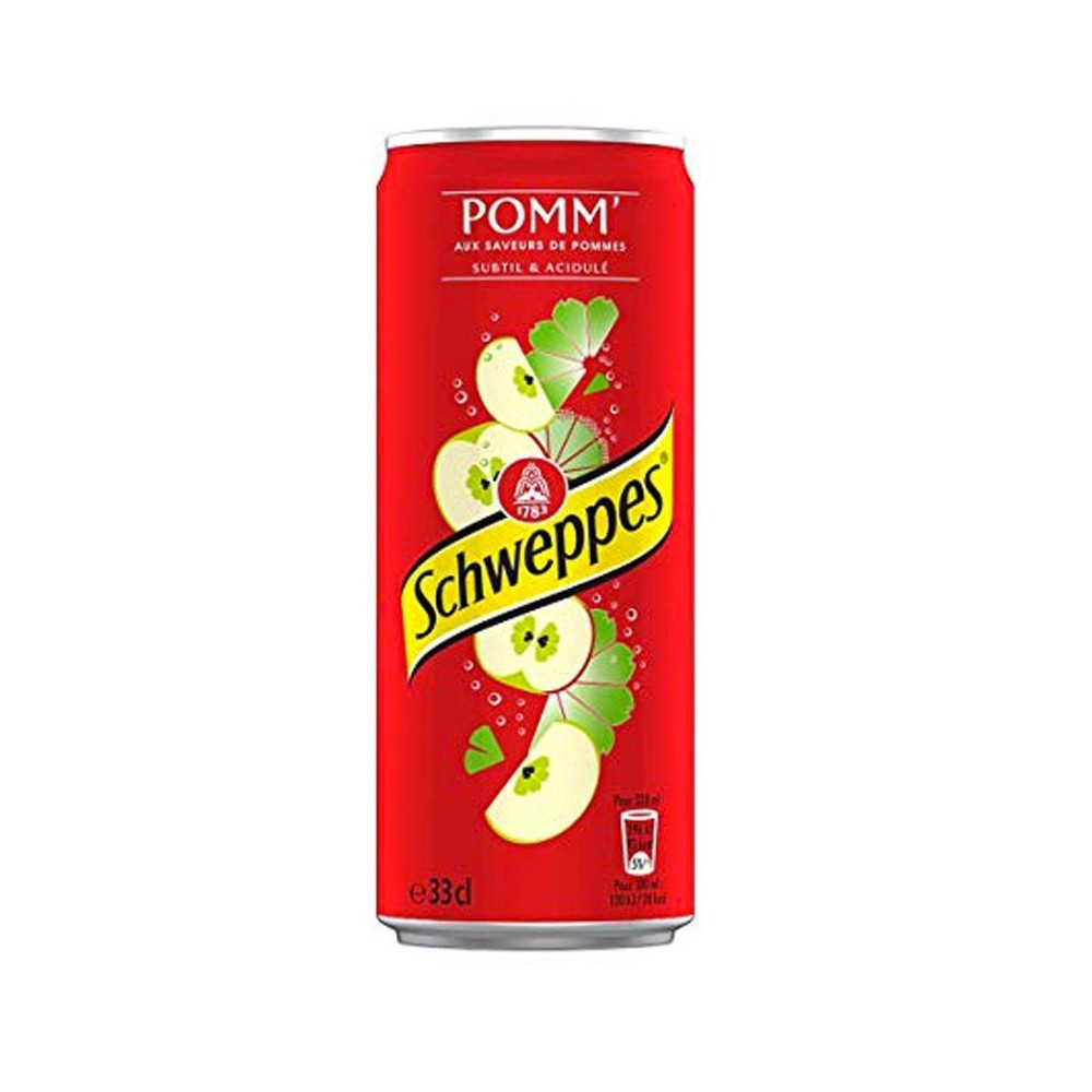 Boisson schweppes saveur pomme