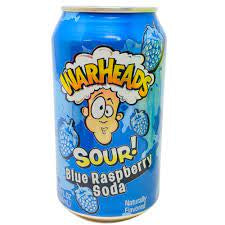 WARHEADS Sour Blue Raspberry Soda