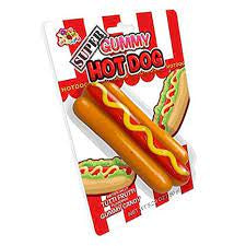 Super gummy hot dog