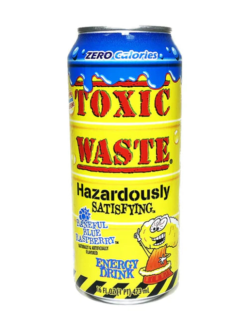 boisson énergisante toxic waste baneful blue raspberry
