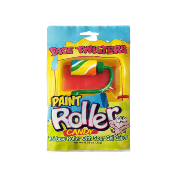 Face twisters paint roller candy