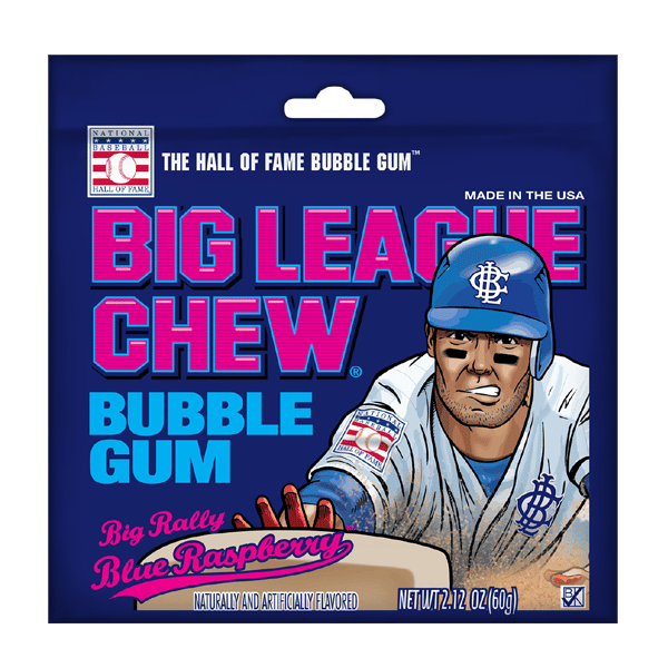 Big league chew blue raspberry