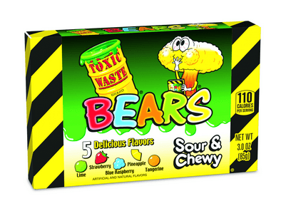 Box bears toxic waste