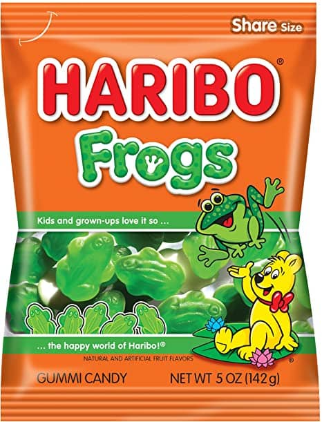 Haribo frogs