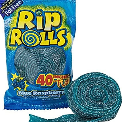Rip rolls blue rapsberry
