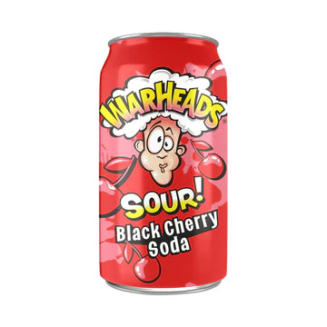 Warheads sour black cherry soda